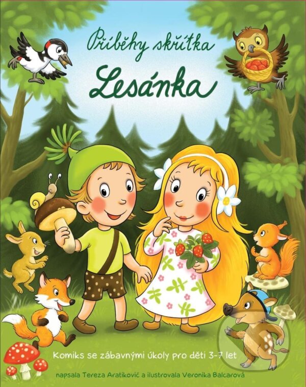 Levně Příběhy skřítka Lesánka (Komiks se zábavnými úkoly pro děti 3-7 let) - kniha z kategorie Komiksy