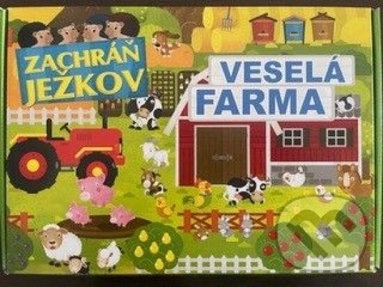 Levně Veselá farma / Zachráň ježkov - 2 stolné hry - hra z kategorie Hry pre deti