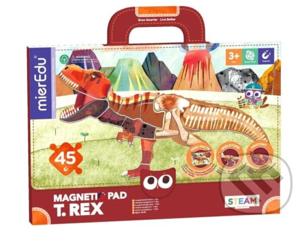 Levně MierEdu Magnetická tabulka Dinosauři - Tyrannosaurus - hra z kategorie Vzdelávacie hry