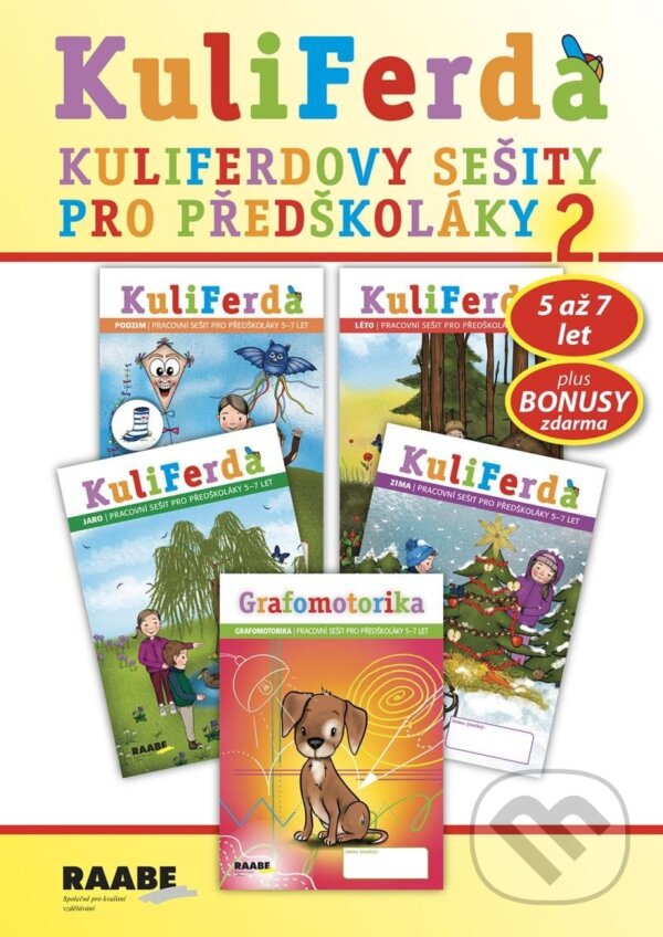 Levně KuliFerda (5–7 let) - SADA 5 pracovních sešitů č.2 - kniha z kategorie Materská škola a predškoláci