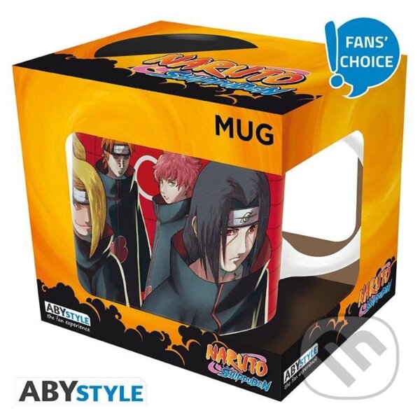 Levně Naruto Keramický hrnček 320 ml - Artwork Akatsuki