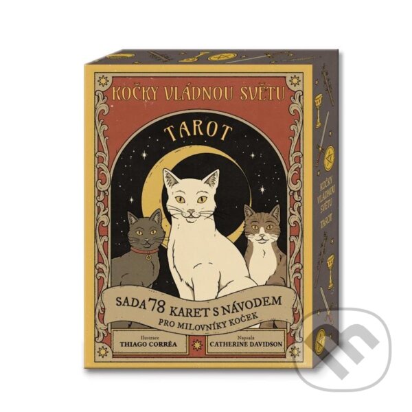 Levně Kočky vládnou světu – TAROT (Sada 78 karet s návodem pro milovníky koček) - kniha z kategorie Veštenie z kariet