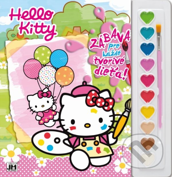 Levně Hello Kitty - Omalovánka s farbami A4 - kniha z kategorie Pre deti