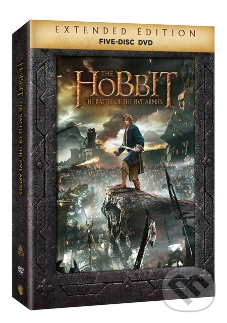 Levně Hobit: Bitva pěti armád Prodloužená verze (5 DVD) - Peter Jackson - film z kategorie Dobrodružné filmy