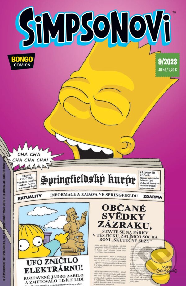 Simpsonovi 9/2023 koupíte na Martinus.cz