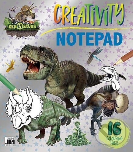 Blok k vybarvení - Dinosauři