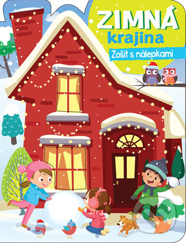 Levně Zimná krajina (Zošit s nálepkami) - kniha z kategorie Samolepky