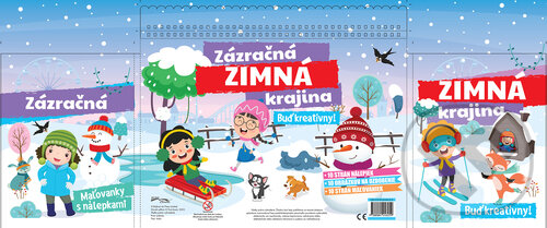 Levně Zázračná zimná krajina - kniha z kategorie Samolepky