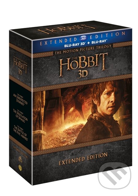Levně Hobit kolekce 1.-3. Prodloužené verze 3D (3D+2D 15 Blu-ray) - film z kategorie Akčné a dobrodružné