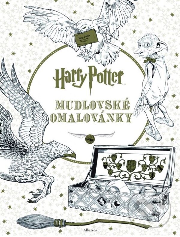 Harry Potter: Mudlovské omalovánky - J.K. Rowling, Albatros, 2015