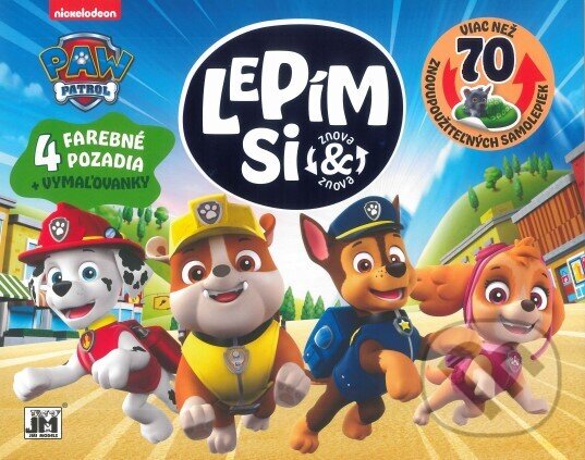 Levně Lepím si znova: Labková patrola - kniha z kategorie Samolepky