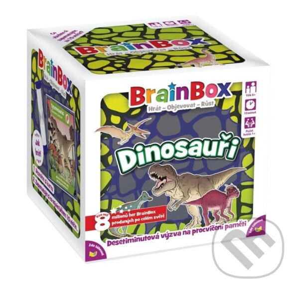 Levně BrainBox - dinosauři (postřehová a vědomostní hra) - hra z kategorie Vzdelávacie hry