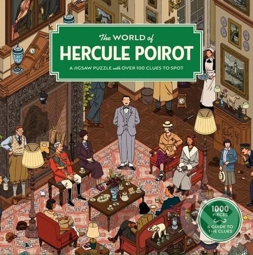 Levně The World of Hercule Poirot (1000-Piece Jigsaw Puzzle) - puzzle z kategorie Ostatné