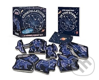 Levně Constellations - a Wooden Magnet Set: With Fold Out Glow-in-the Dark Poster!