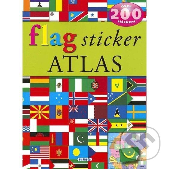Levně Flag sticker atlas -over 200 stickers - kniha z kategorie Naučné knihy