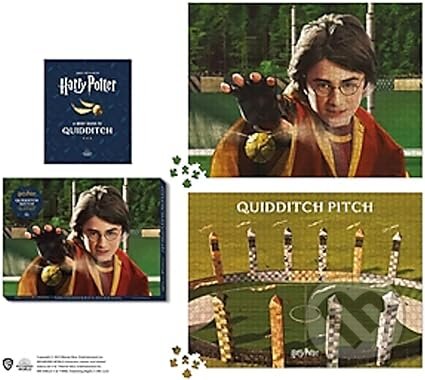Levně Harry Potter Quidditch Match 2-in-1 Double-Sided Puzzle: 1000 Pieces - puzzle z kategorie Ostatné