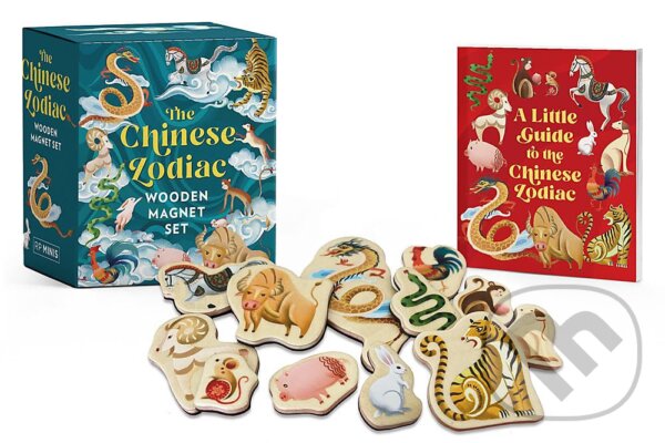 Kniha Chinese Zodiac Wooden Magnet Set