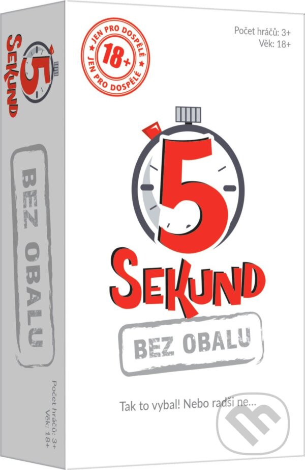 Levně Trefl Hra 5 sekúnd bez obalu - pre dospelých CZ VERZIA - hra z kategorie Party hry