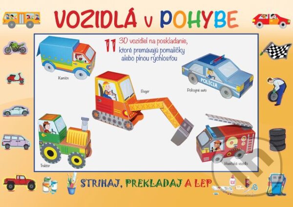Kniha: Vozidlá v pohybe (Foni book)