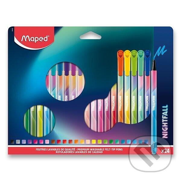 Levně Maped Fixy - Nightfall Teens 24 ks