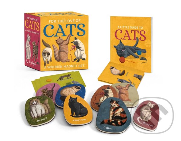 Levně For the Love of Cats (A Wooden Magnet Set) - Eliza Berkowitz