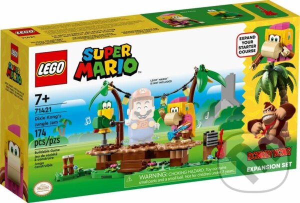 Levně LEGO® Super Mario™ 71421 Dixie Kong a koncert v džungli – rozširujúci set - hra z kategorie Ostatné