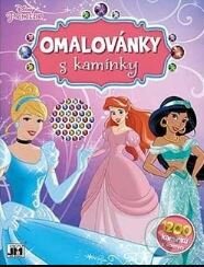 Levně Disney Princezny - Omalovánky s kamínky - kniha z kategorie Omaľovávanky