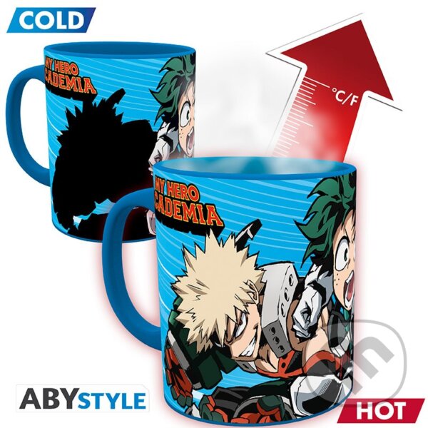 Levně My Hero Academia Keramický hrnček meniaci sa 320 ml - Heroes