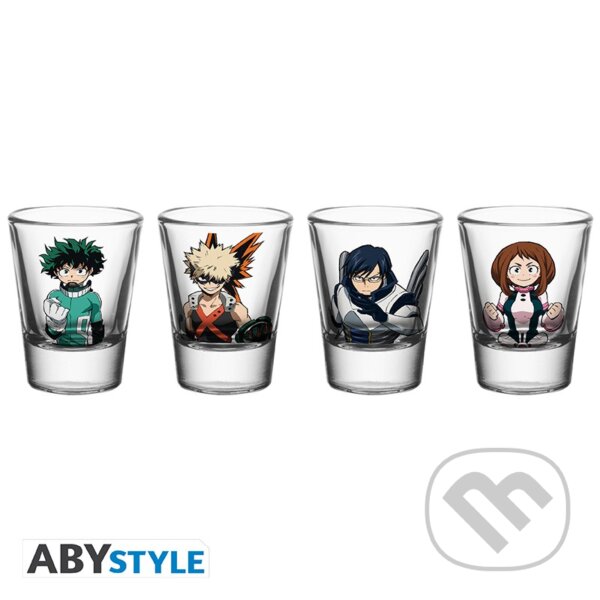 Levně My Hero Academia set 4 štamperlíkov