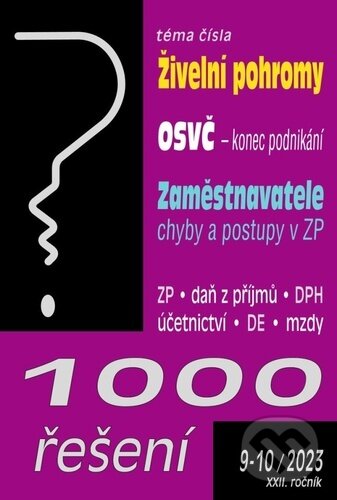 Levně 1000 řešení 9-10/2023