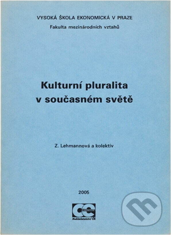 Kniha: Kulturní pluralita v současném světě (Zuzana Lehmannová). , 2000
