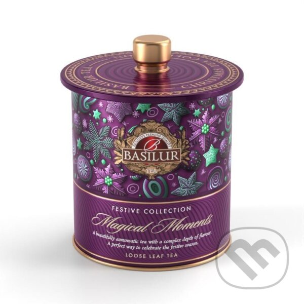 Kávy a čaje: BASILUR Festive Tea Magical Moments 75g (Bio - Racio). Bio - Racio, 2023