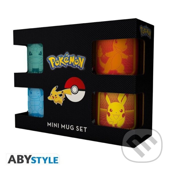 Levně Pokémon set espresso hrnčekov 4 ks
