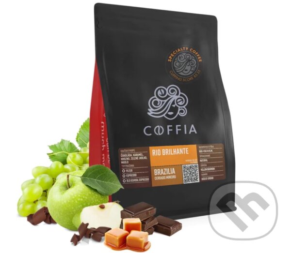 Kávy a čaje: Rio Brillhante (COFFIA). COFFIA