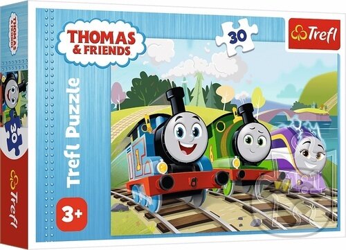 Levně Mašinka Tomáš Veselý Tomáš (30 dílků) - puzzle z kategorie 15 – 60 dielikov