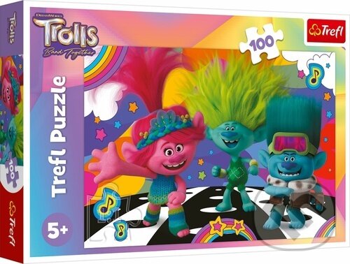 Levně Trollové 3 Zábavní Trollové (100 dílků) - puzzle z kategorie 60 – 300 dielikov