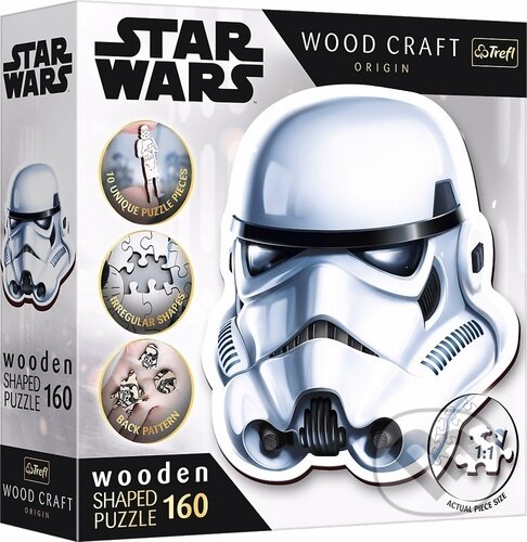 Levně Wood Craft Origin puzzle Star Wars Helma stormtroopera - puzzle z kategorie Ostatné