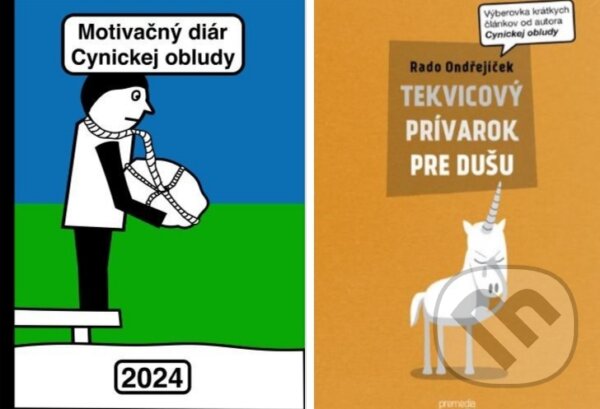 Levně Motivačný diár Cynickej obludy 2024 + Tekvicový prívarok pre dušu - kniha z kategorie Citáty