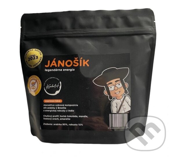 Levně Espresso Jánošík (250g) - Brazília, India