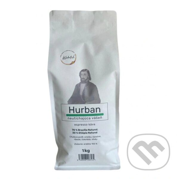 Kávy a čaje: Espresso Hurban (Kávoholik). Kávoholik, 2023