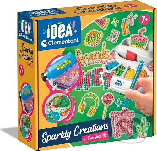Levně Diamantové malování - Popový styl (IDEA Sparkly Creations) - hra z kategorie Ostatné