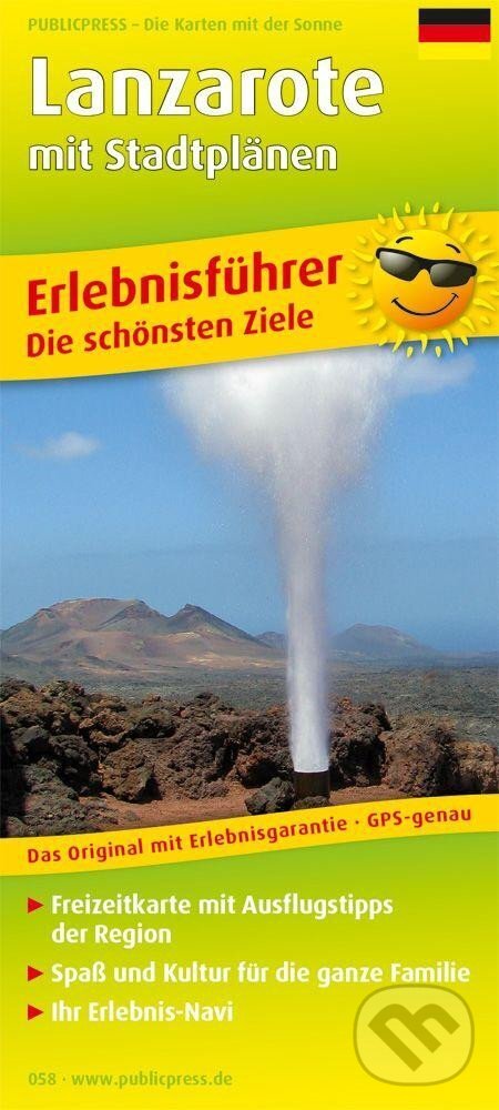 Levně Lanzarote 1:80 000 / mapa s průvodcem