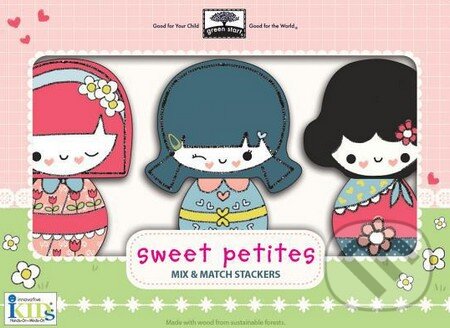 Levně Green Start Wooden Toy Mix and Match: Sweet Petites