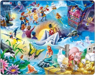 Levně Puzzle Pohádky H.CH.Andersena - puzzle z kategorie 15 – 60 dielikov