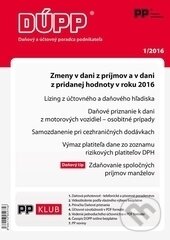 Levně DÚPP 1/2016 (Daňový a účtovný poradca podnikateľa)