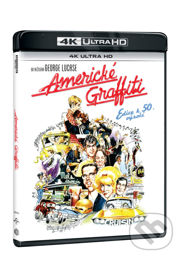 Levně Americké graffiti - Edice k 50. výročí Ultra HD Blu-ray - film z kategorie Komédie