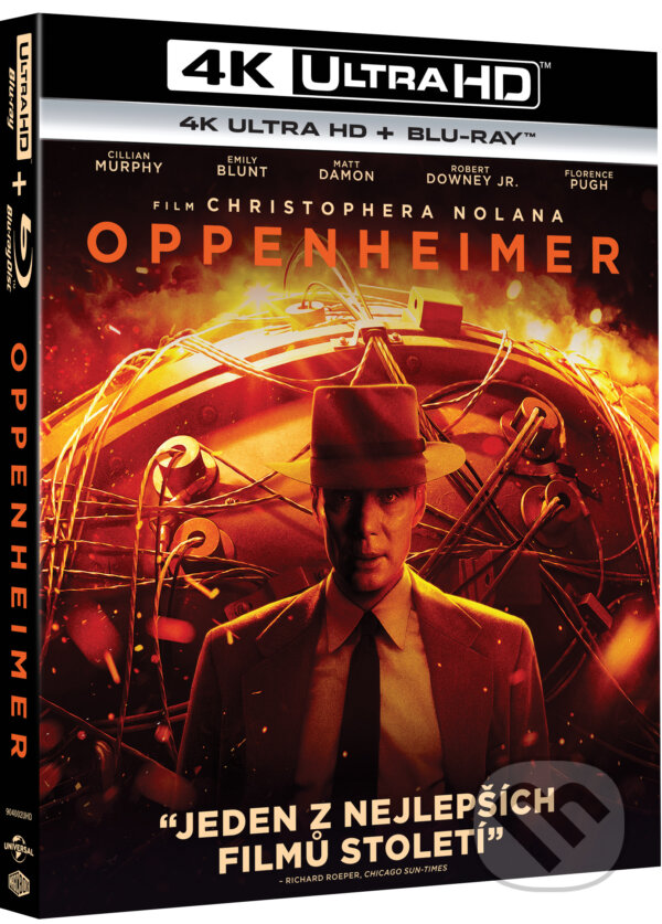 Levně Oppenheimer UHD Blu-ray (BD (UHD+BD+bonus disk) - Sběratelská edice v rukávu) - film z kategorie Vojnové drámy