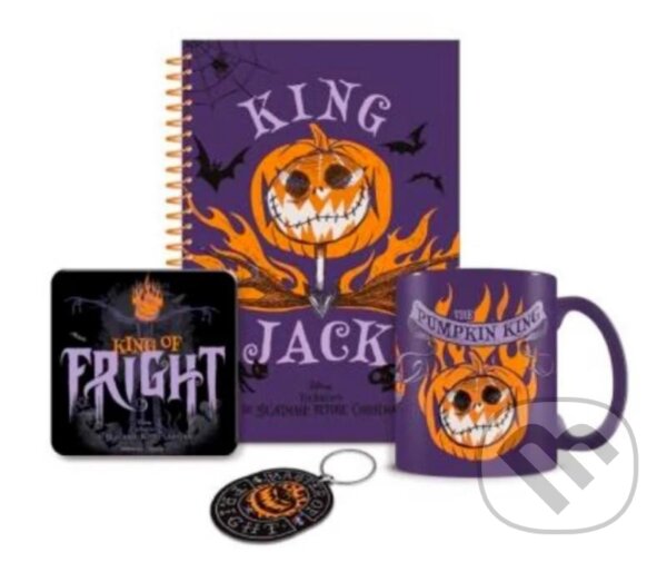 Dárkový set Nightmare Before Christmas (blok, hrnek, podtácek, klíčenka)