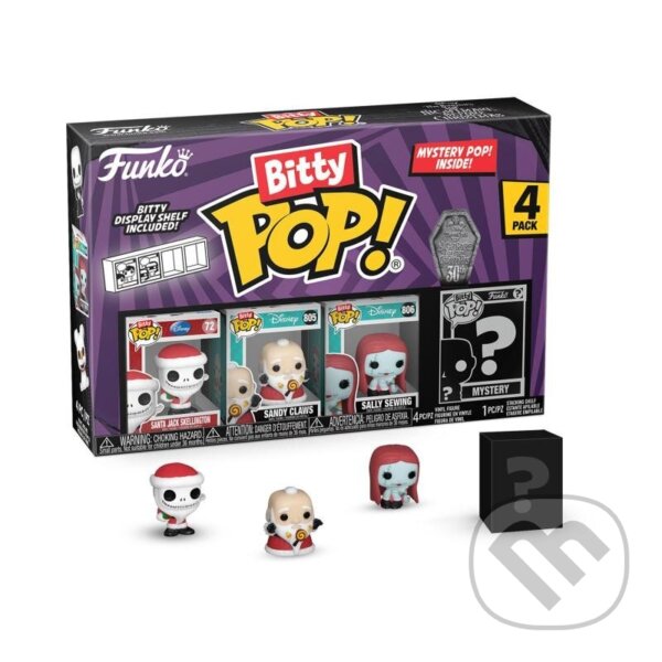 Levně Funko Bitty POP: The Nightmare Before Christmas - Santa Jack (4pack)