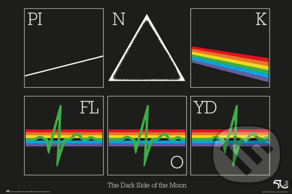Plagát Pink Floyd: The Dark Of The Moon, Pink Floyd, 2023
